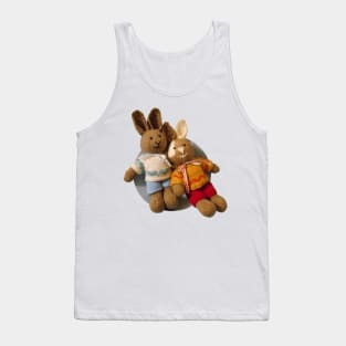 Two Knitted Bunny Buddies Tank Top